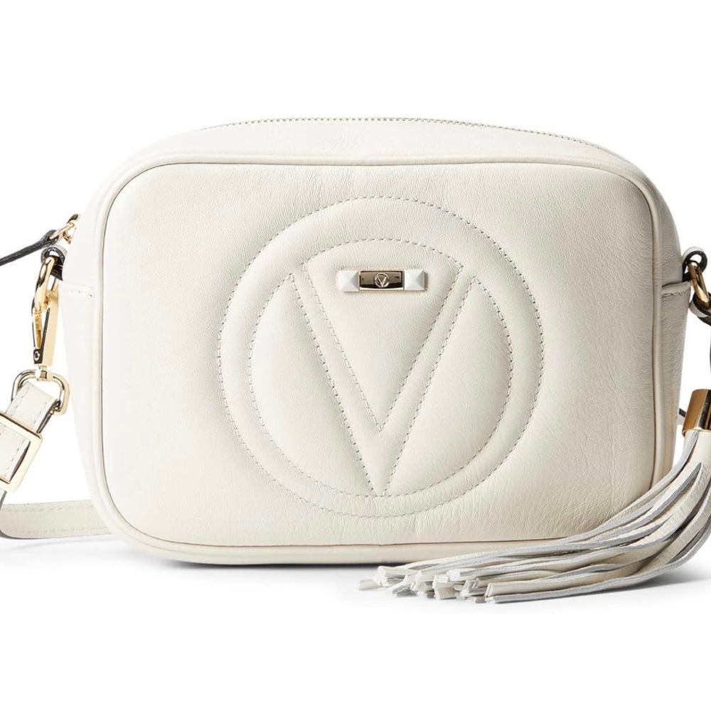 Valentino by Mario Valentino Cream Crossbody Purse